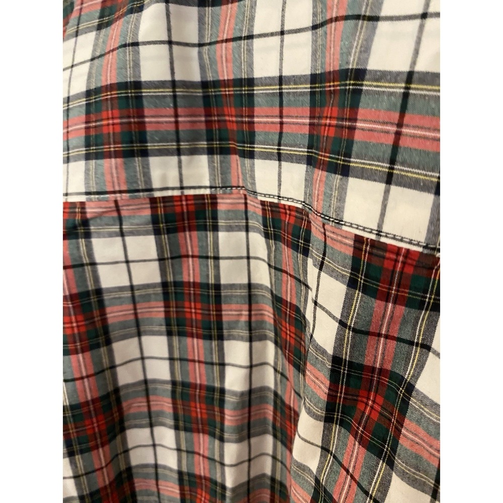 St Johns Bay Mens XXL Plaid Cotton Button Down Timeless Dark Academia 0201 - Picture 6 of 9